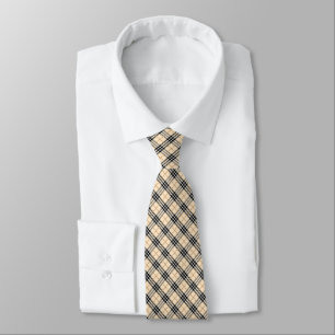Classical Brown Tan Neck Tie Krawatte
