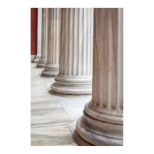 Classical Greek Columns Poster