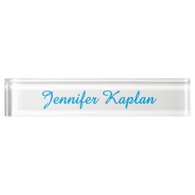 Classical Handwriting Minimalist Professional Namensplakette (Vorderseite)