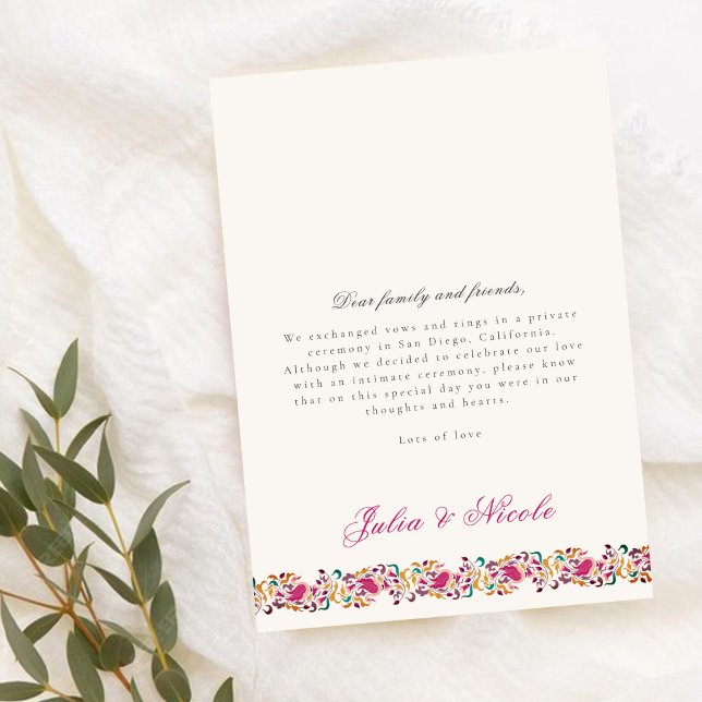 Classical Pearl Swan Floral Wedding Announcement Einladung (Von Creator hochgeladen)