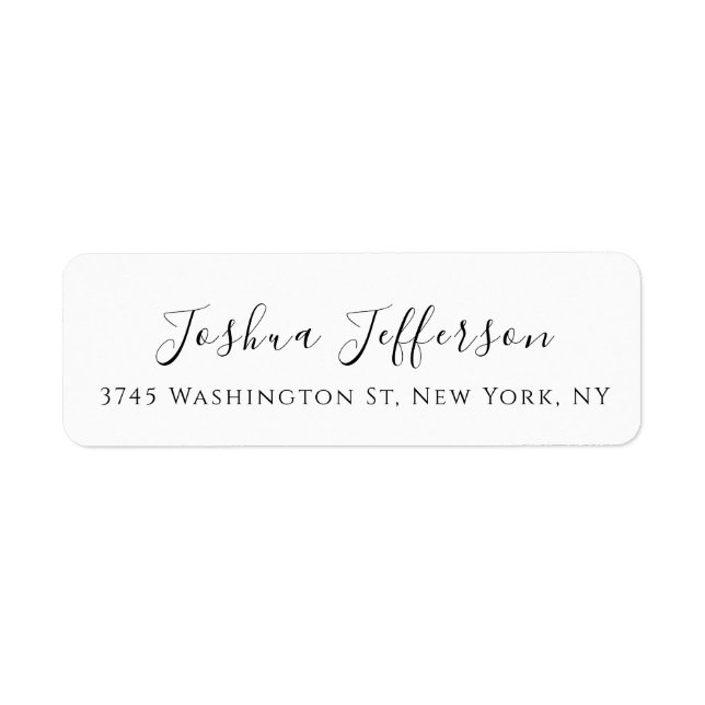 Classical Professional Creative Plain Black White (Vorne)