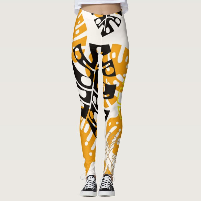 Classics Ladys leafs Leggings (Vorderseite)