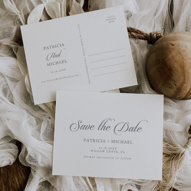 Classique Chic Faire-Part de Mariage Calligraphié (Créateur téléchargé)