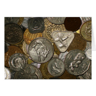 Classique de carte de pièce de monnaie