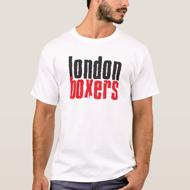 Classique de T-shirt de boxeurs de Londres (Devant)