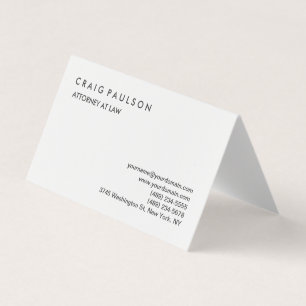 Classique Élégant Carte de visite professionnel si