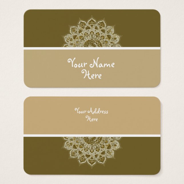 Classique Mandala Inde Style 4 (Devant & derrière)