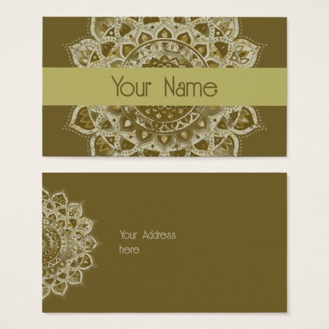 Classique Mandala Inde Style 4 (Devant & derrière)