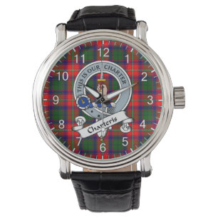 Classique sans temps clan Charteris insigne montre
