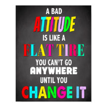 Classroom Decor, Change Attitude, Inspirational