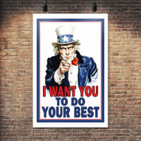 Classroom Poster: I Want You to DO YOUR BEST