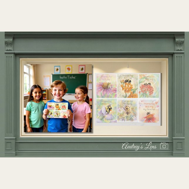 Classroom Valentines My Teacher - 6 per Sheet  Briefbogen (Von Creator hochgeladen)