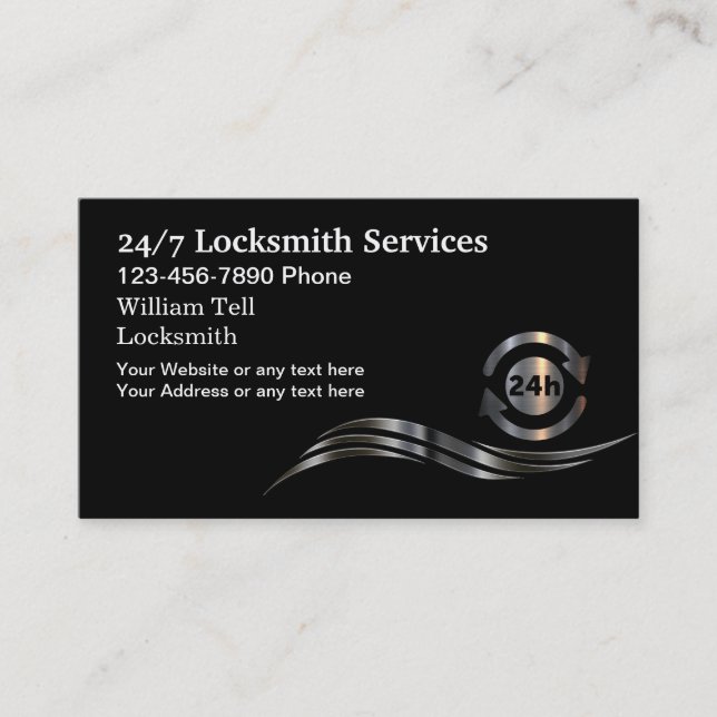 Classy 24 House Locksmith Service Visitenkarte (Vorderseite)