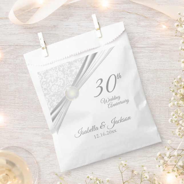 Classy 30. Hochzeitsszenario Geschenktütchen (Ausgeschnitten)