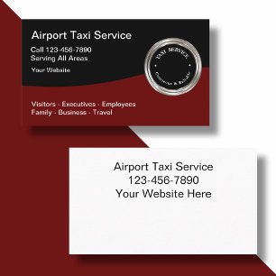 Classy Airport Taxi Cartes de visite