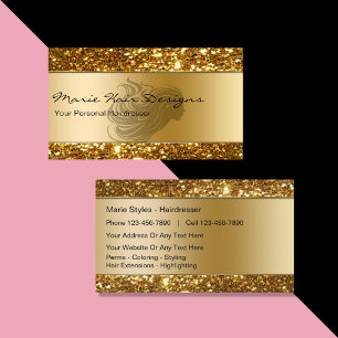 Classy Beauty Friseur Business Cards Visitenkarte