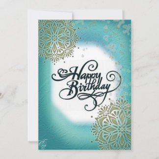 Classy Birthday Card Feiertagskarte