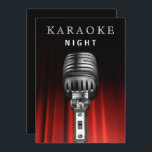 Classy Black 30. Geburtstag Karaoke Night Party Einladung<br><div class="desc">Classy Black 30. Geburtstag Karaoke Night Party Einladung</div>