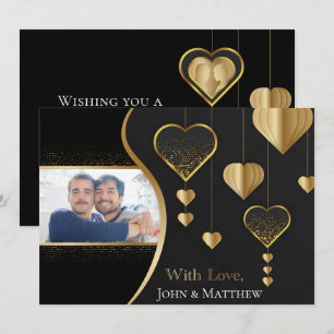Classy Black and Gold, The G in LGBTQ Valentine
