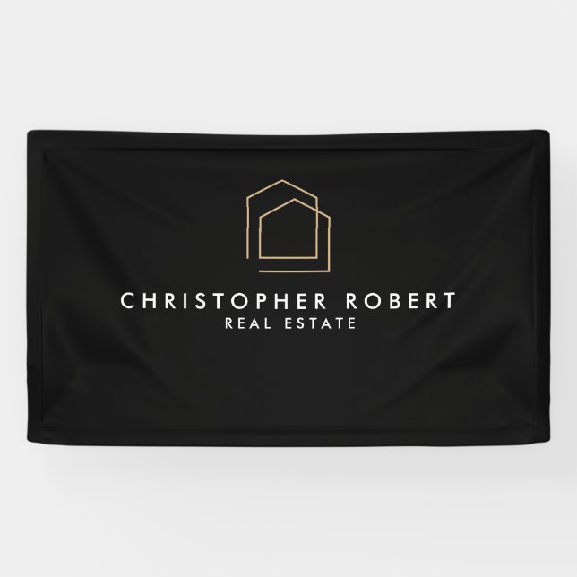 Classy Black Real Anwesen Banner (Horizontal)