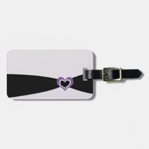 Classy Black Ribbon Gepäckmarke Gepäckanhänger