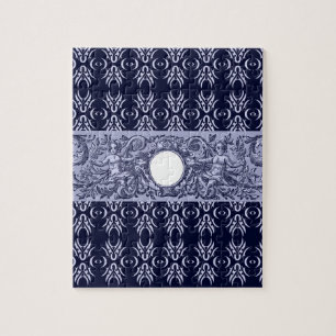 Classy Blue Baroque Muster von Leah G - Hubs