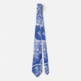 Classy Blue Chinoiserie Chic Krawatte