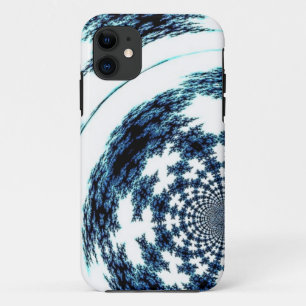 Classy Blue Fraktal Design Case-Mate iPhone Hülle