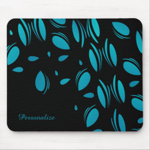 Classy Blue Petals Mousepad