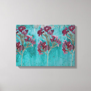Classy Bluish and maroon Leinwand Art