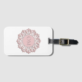 Classy Blush Pink Mandala OM Gepäckanhänger