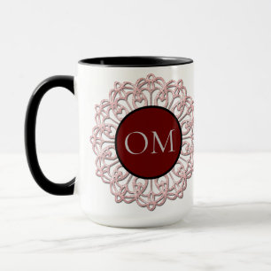 Classy Blush Pink Mandala OM Tasse