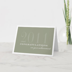 Classy border taupe gratulieren Leistung Karte