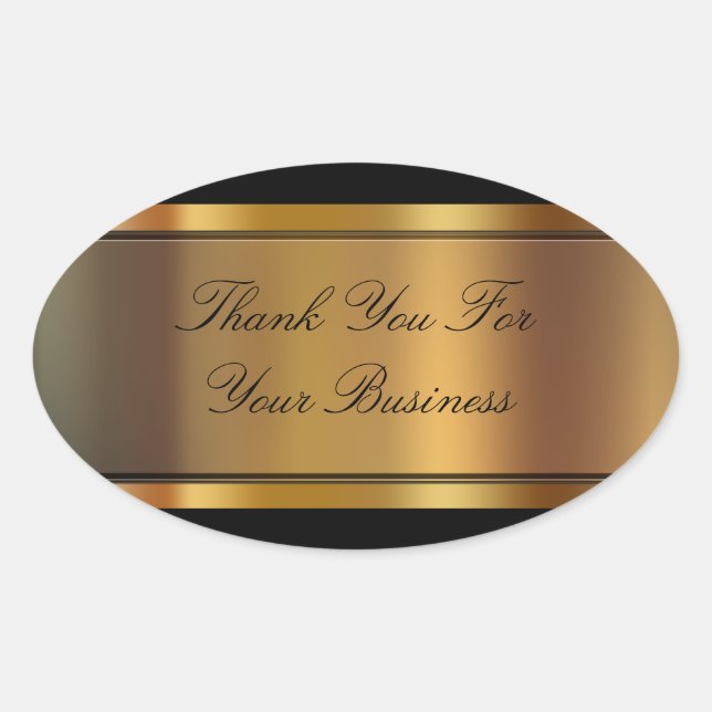 Classy Business Danke Stickers (Vorderseite)