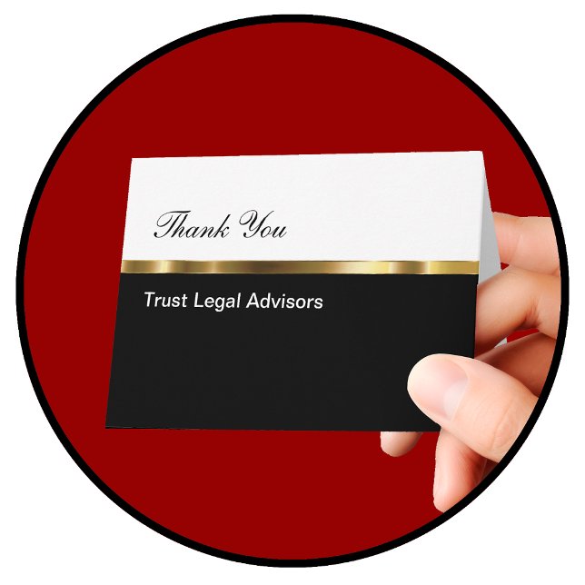 Classy Business Vielen Dank Dankeskarte (Von Creator hochgeladen)