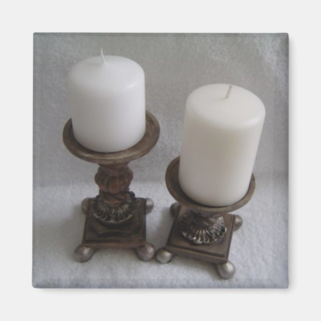 Classy Candlesticks Magnet (Vorne)