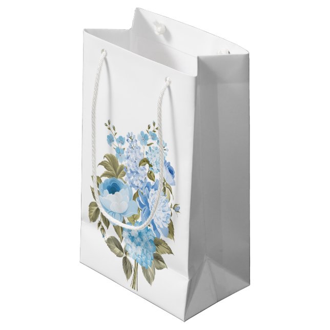 Classy Chic blühend Kleine Geschenktüte (Vorderseite Schrägansicht)