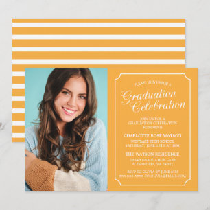 CLASSY CHIC ELEGANT GRADUTY INVITATION PARTI