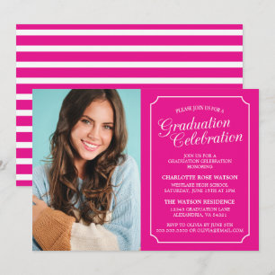 CLASSY CHIC ELEGANT GRADUTY INVITATION PARTI