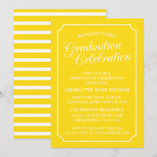 CLASSY CHIC ELEGANT GRADUTY INVITATION PARTI