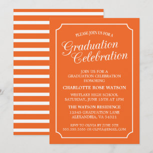 CLASSY CHIC ELEGANT GRADUTY INVITATION PARTI