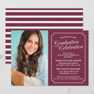 CLASSY CHIC ELEGANT GRADUTY INVITATION PARTI