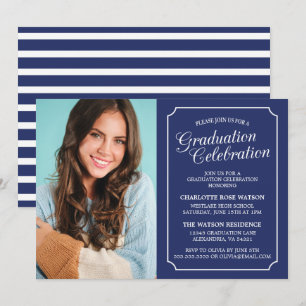 CLASSY CHIC ELEGANT GRADUTY INVITATION PARTI