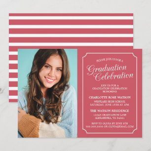CLASSY CHIC ELEGANT GRADUTY INVITATION PARTI
