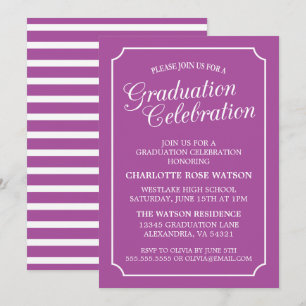 CLASSY CHIC ELEGANT GRADUTY INVITATION PARTI