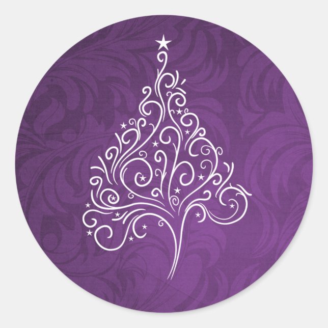 Classy Christmas Envelope Sticker (Vorderseite)