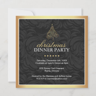 Classy Christmas Party Einladung
