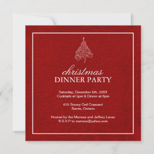 Classy Christmas Party Invitation Einladung