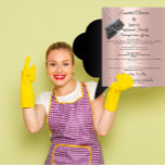 Classy Cleaning Services House Behaltend Rose Silv Flyer<br><div class="desc">Als Reinigungsdienstleister ist es wichtig, Ihr Unternehmen zu fördern, um ein größeres Publikum zu erreichen und mehr Kunden anzuziehen. Eine der effektivsten Möglichkeiten dafür ist die Gestaltung einer Broschüre oder eines Flyers, die Ihre Dienstleistungen und Preise visuell ansprechend präsentiert. Eine gut durchdachte Broschüre hilft Ihrem Reinigungsunternehmen dabei, sich zu überzeugen...</div>