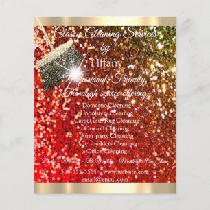 Classy Clearing Services House Behaltend Roter Gli Flyer